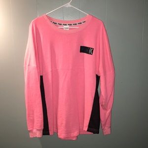 Oversized pink long sleeve